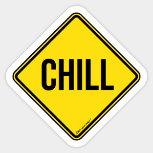 CHILL Sticker